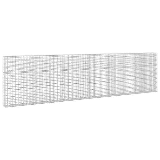 vidaXL Gabion s drátem 5 mm a síťkou 5x5 cm 600x30x150 cm