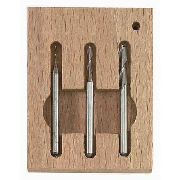 Wolframová fréza Proxxon 1, 2, 3 mm, stopka 3 mm