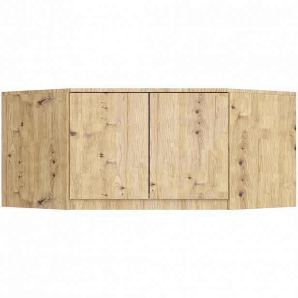 Rohový nástavec na skříň LOTA 100 cm - dub artisan