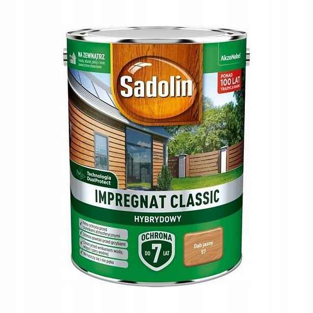 Sadolin Classic impregnát 4,5L Dub Světlý 57 na dřevo clasic Hybridní