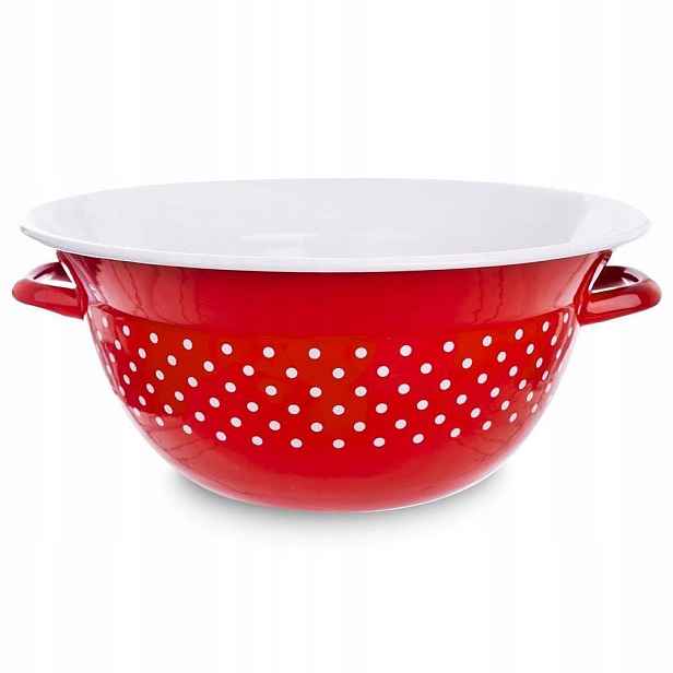 Smaltovaná kuchyňská mísa na míchání těsta Salát 26 cm 2,5 l