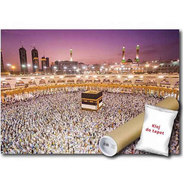 Vinylová Fototapeta Al-kaba Mekka Chrám Mešita Náboženství Islám 416x254