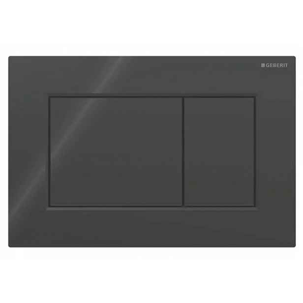 Geberit SIGMA01 Splachovací Tlačítko Černé Obdélníkové