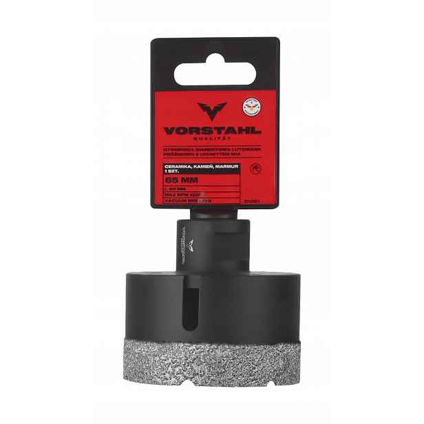 Korunkový Vrták diamantová děrovačka s úchytem M14 35x60x15 mm – Vorstahl