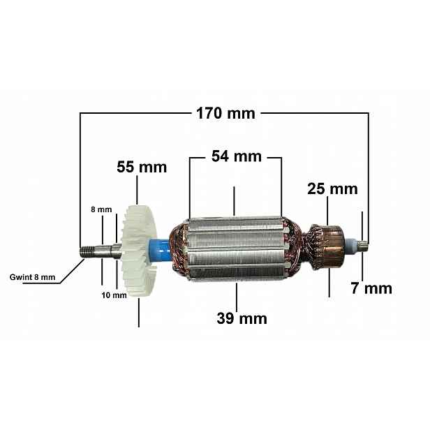 Oběžné kolo pro brusku Topex 960 W (jk 555)