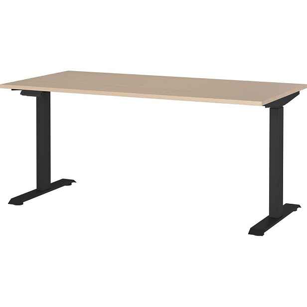 Pracovní stůl s elektricky nastavitelnou výškou v dekoru dubu 80x160 cm – Germania