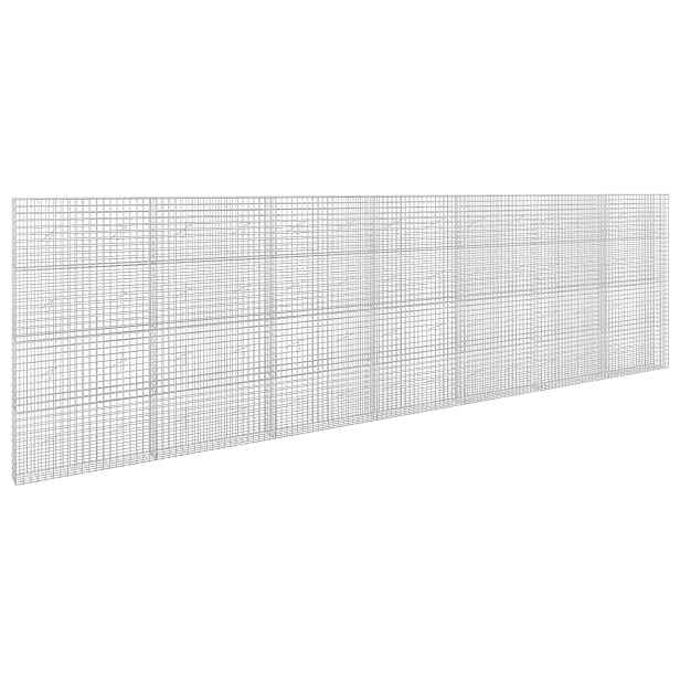 vidaXL Gabion s drátem 5 mm a síťkou 5x5 cm 700x20x200 cm