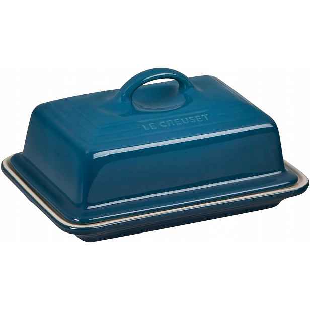 Le Creuset Máslenka Kamenina 17 CM Tyrkysová Prémiová Glazura