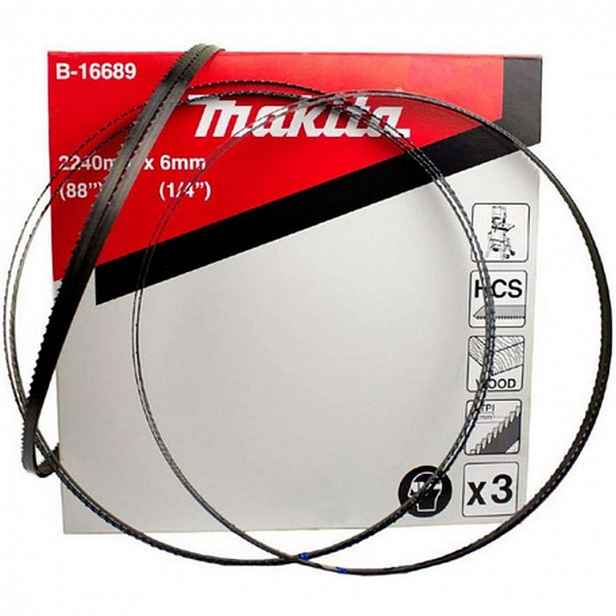 Makita - Pilový pás na dřevo pro pásové pily 6 TPI, 2240 mm, 3 ks B-16689