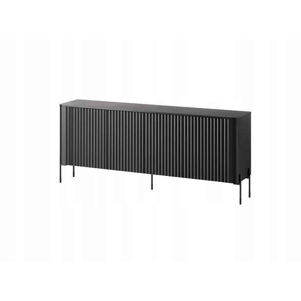 HALMAR Komoda Vera 190 cm černá
