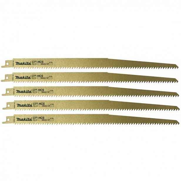 Makita - Sada pilový plátků 6 TPI, délka 305 mm, 5 ks B-16829