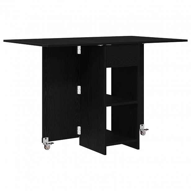 vidaXL Jídelní stůl 115 x 70 x 75 cm Kompozitní dřevo Černý dub