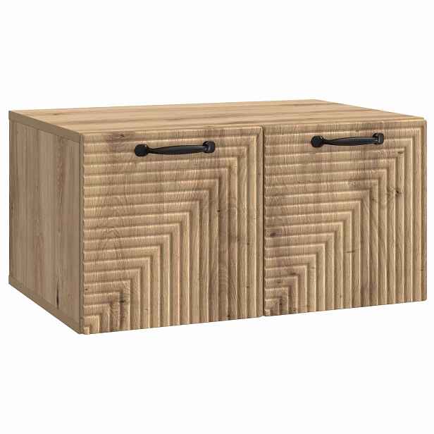 vidaXL Nástěnná TV skříň 59,5 x 41 x 30 cm Dub artisan