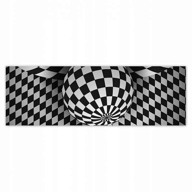 Plakáty 200x66 Abstrackja černobílá