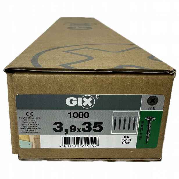 Šrouby na pásce 3,9x35 mm do sádrokartonu Spax Gixb na dřevo 1000 ks