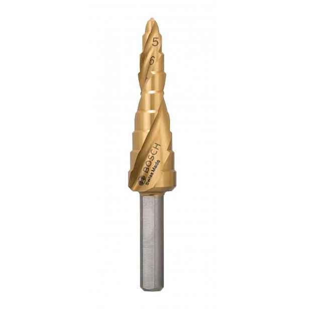 Bosch - Vrták stupňovitý, s povlakem TiN, průměr 4-12 mm 2608597525