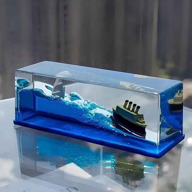 Hračka Nepotopitelná loď Titanic 145x50x52 mm
