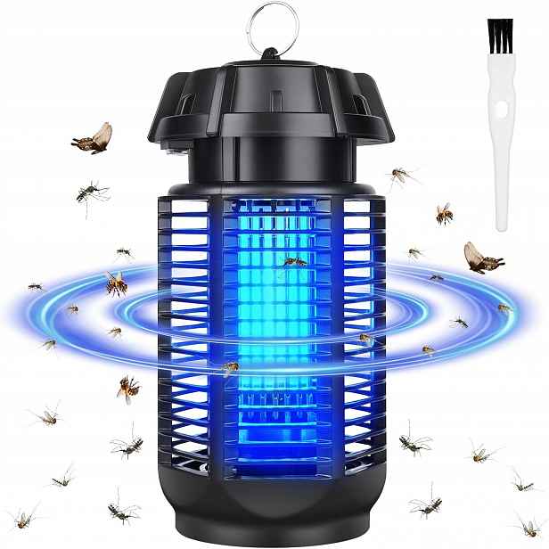 Lampa proti komárům, 20 W, 3500 V, Uv, voděodolná, dosah 80 m²