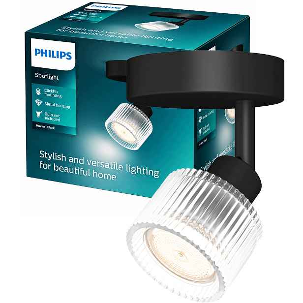 Nástěnná lampa Rýhovaná GU10 Led Pohyblivá skleněná lampa Horen Philips