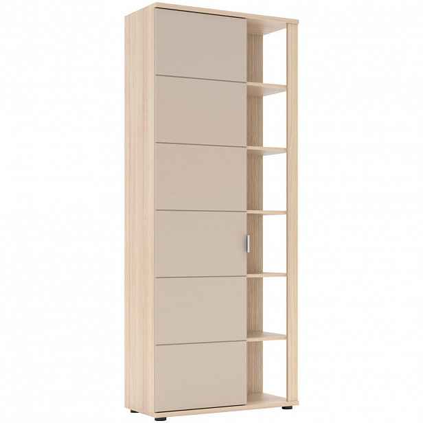 Stylife SKŘÍŇ NA ODĚV, barvy dubu, kašmírová, 80/199/38 cm