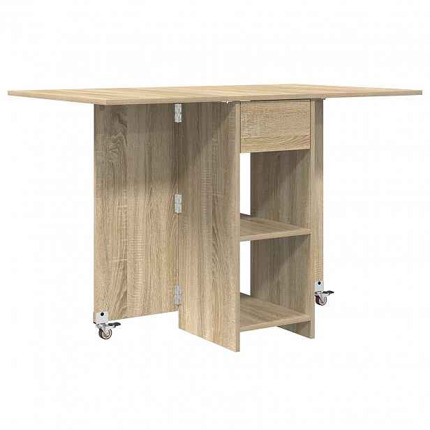 vidaXL Jídelní stůl 115 x 70 x 75 cm Kompozitní dřevo Dub sonoma