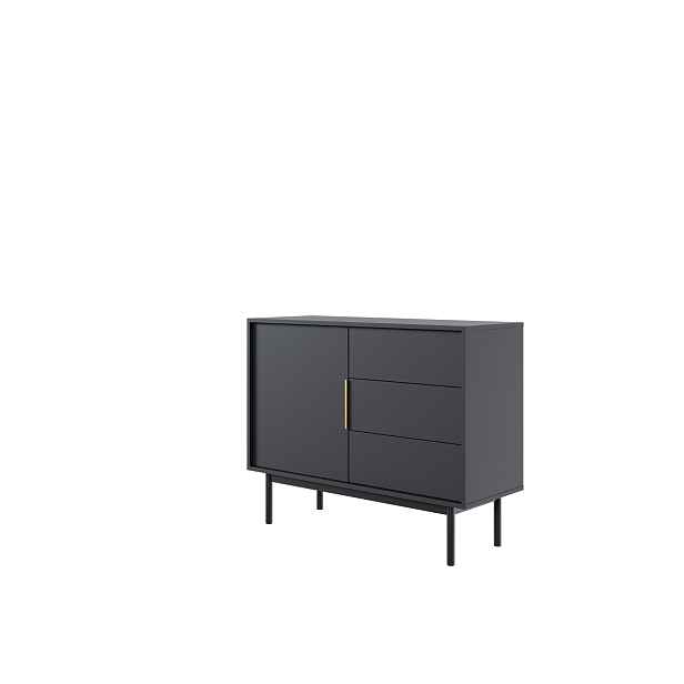 Vivaldi Komoda Viva 104 cm černá
