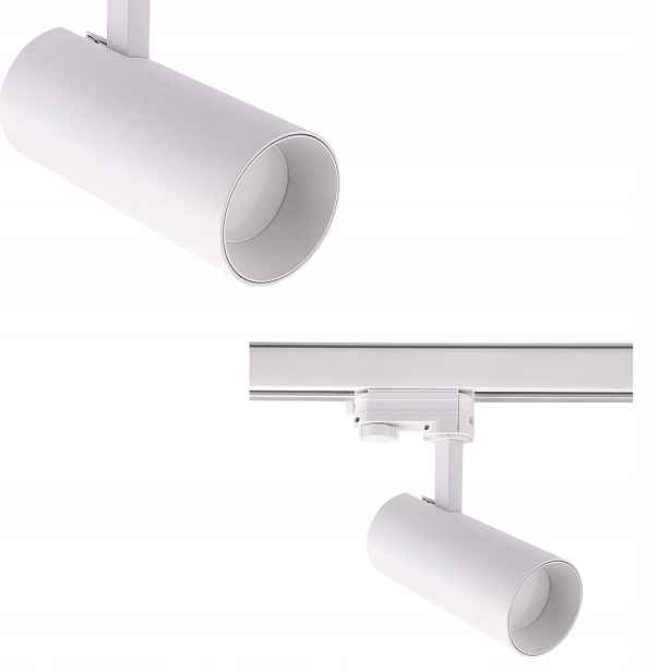 Reflektor Ice bílý pro 3-fázovou lištu s závitem GU10 Light Prestige