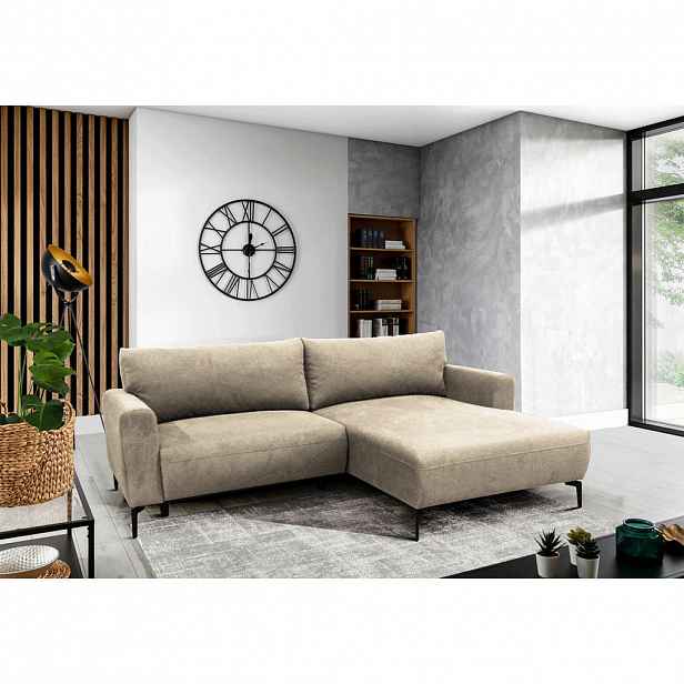 MID.YOU ROHOVÁ SEDAČKA, textil, béžová