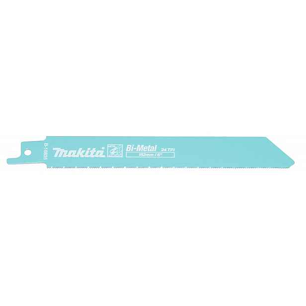Makita - Sada pilový plátků na kov 24 TPI, délka 152 mm, 5 ks B-16835
