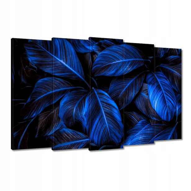 Obrazy 150x95 Modré listy