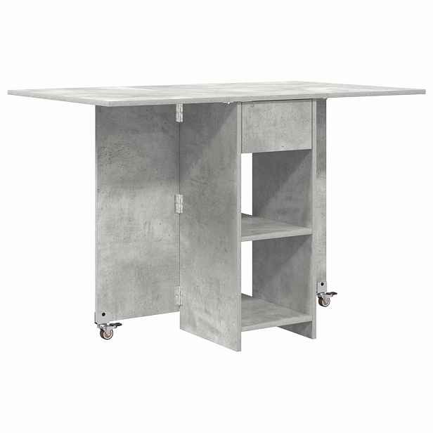 vidaXL Jídelní stůl 115 x 70 x 75 cm Kompozitní dřevo Betonově šedá