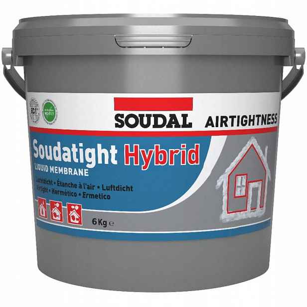Soudal Soudatight Hybrid šedá tekutá membrána 6 kg