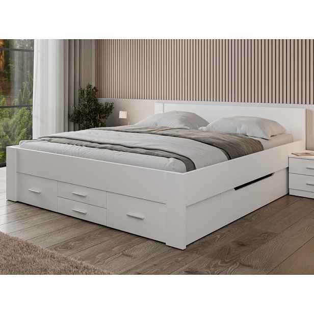 Postel Iwetta 180x200 cm, bílá