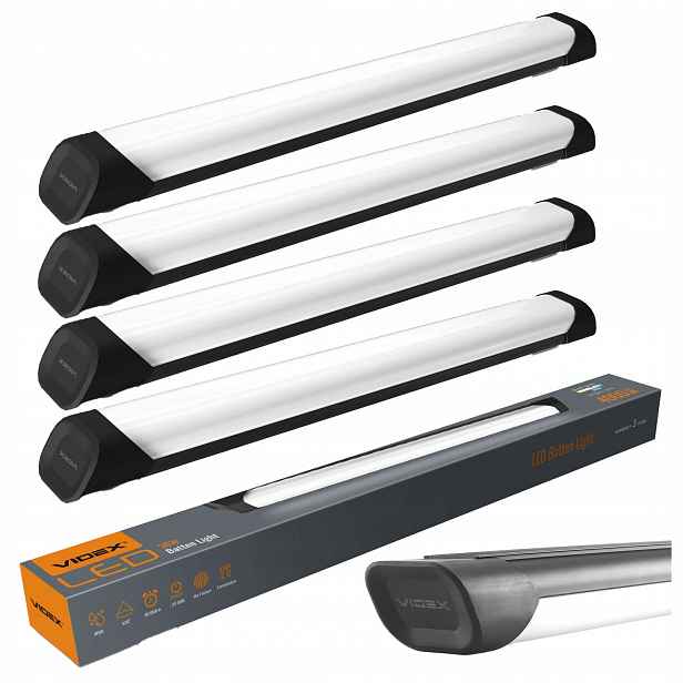 Sada 4x Led lampa Nástěnný panel Stropní svítidlo 36W 4000lm 5000K 60cm