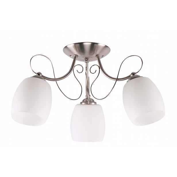 Saténový lustr bílý 3X40W E27 Amba 33-78025 Candellux