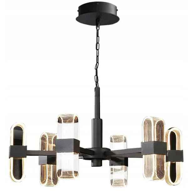 Stropní Svítidlo Černá Závěsná Led Černá Toolight
