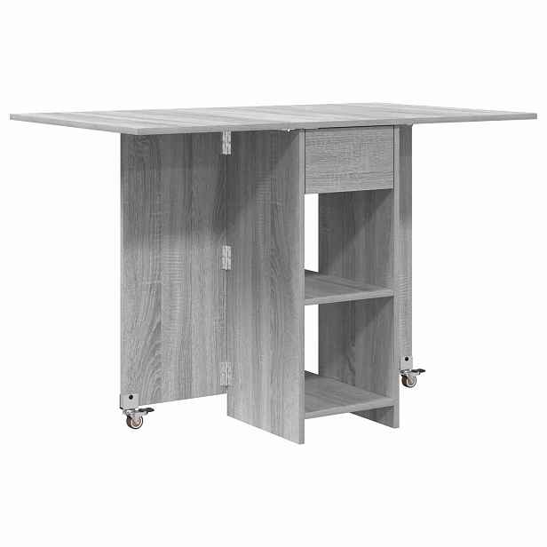 vidaXL Jídelní stůl 115 x 70 x 75 cm Kompozitní dřevo Šedý Sonoma