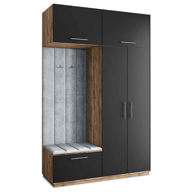 MASSENO MODERNÍ PŘEDSÍŇOVÁ SKŘÍŇ REMA, 150/240/60 cm, dekor dub