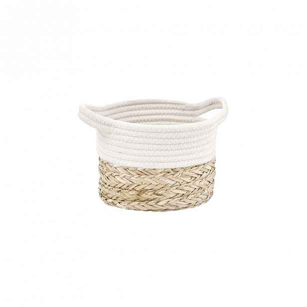 Butlers COTTON BRAID Úložný koš 18 cm