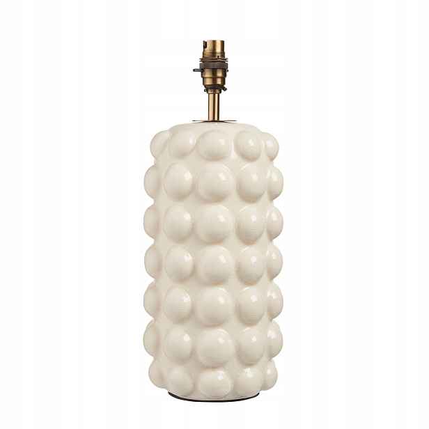 Endon Bobble Základna stolní lampy Krémová keramika Art Deco B22