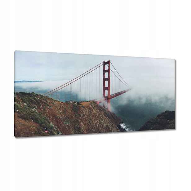 Obrazy 115x55 Červený most v Usa