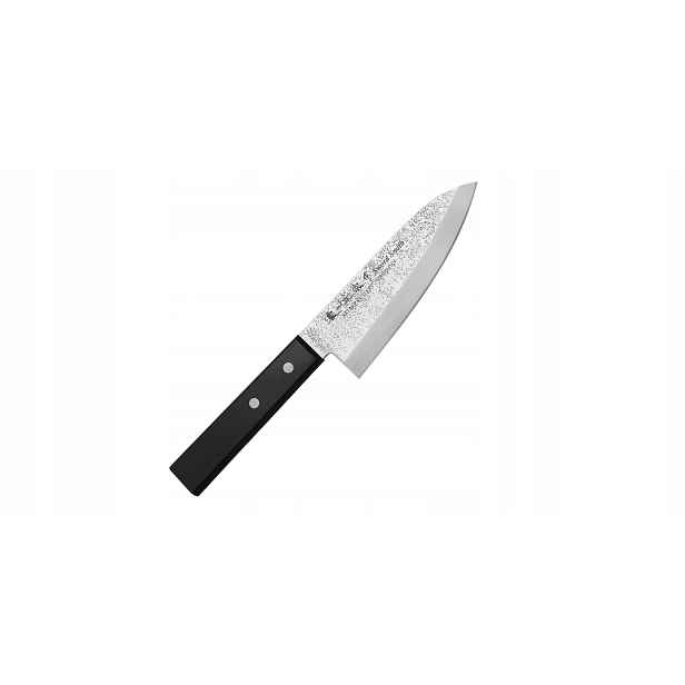 Satake Nashiji Black Pakka Nůž Deba 15,5 cm