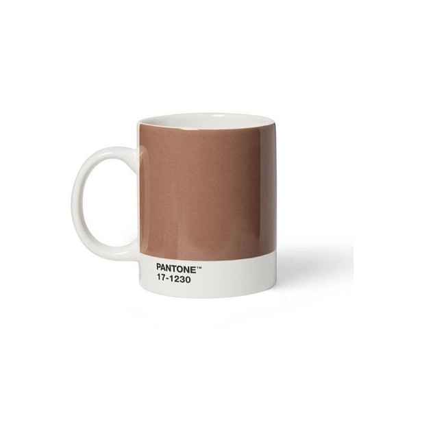 Světle hnědý porcelánový hrnek 375 ml Mocha Mousse 17-1230 – Pantone