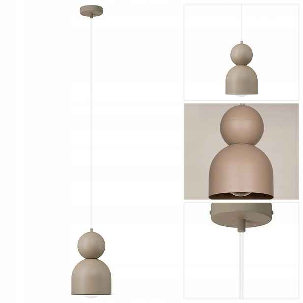 Závěsná béžová lampa Mosaic moderní nad jídelní stůl Sigma Lighting