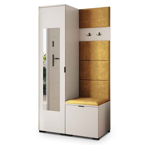 MASSENO MODERNÍ PŘEDSÍŇOVÁ SESTAVA VIRA, 95/181/51 cm, kašmírová