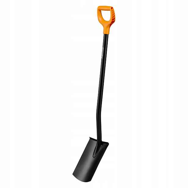 Fiskars Solid Rýč kovová jednoduchá pro kopání zeminy a kořenů Lopata