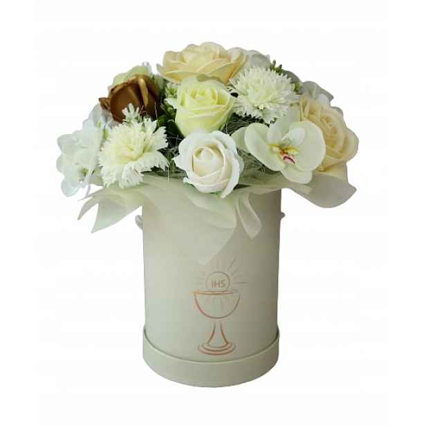 Flower Box Svaté Přijímání Dárek Kytice Suvenýr Mýdlové Květiny