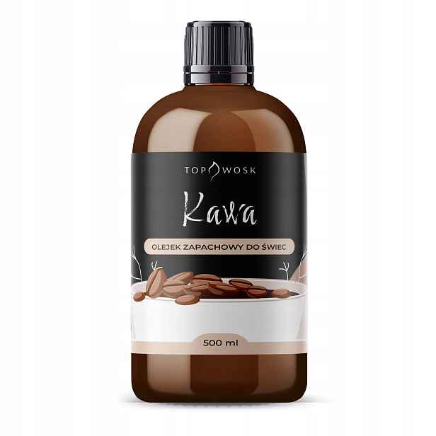 Vůně do svíček vosku parafínu vonný olej Káva 500 ml