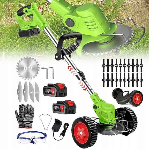 Aku Vyžínač Na Trávy Elektrická Sekačka 2x Aku