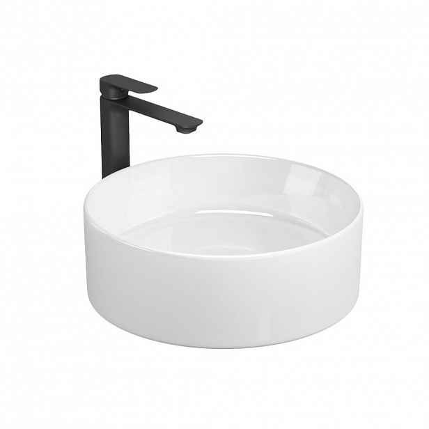 EMKE UMYVADLO na desku, bílá lesklá, Ø35,2/11,2 cm